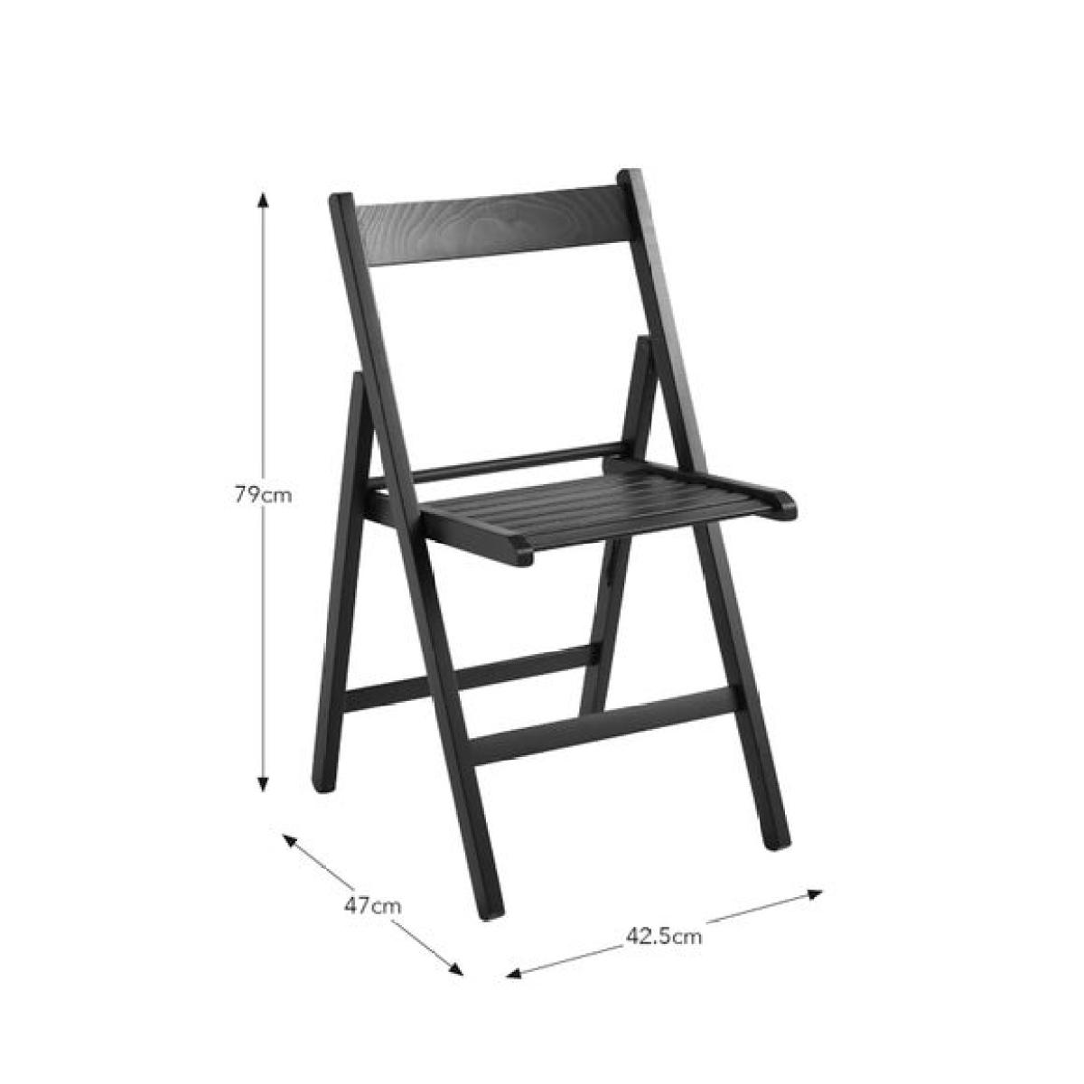 Bessie Wooden Folding Chair – image 8