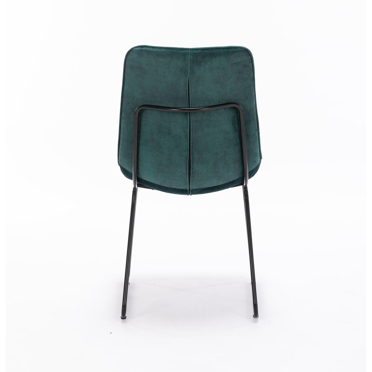 Indus Valley Set of 2 Emerald Dining Chairs Emerald – image 6