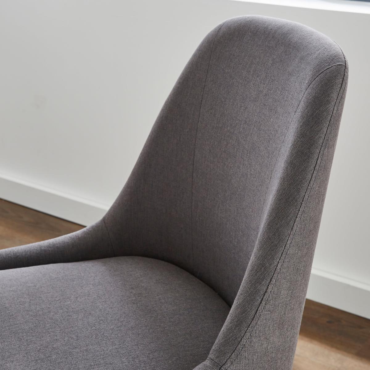 Eddie Luna Fabric Dining Chair Charcoal – image 4