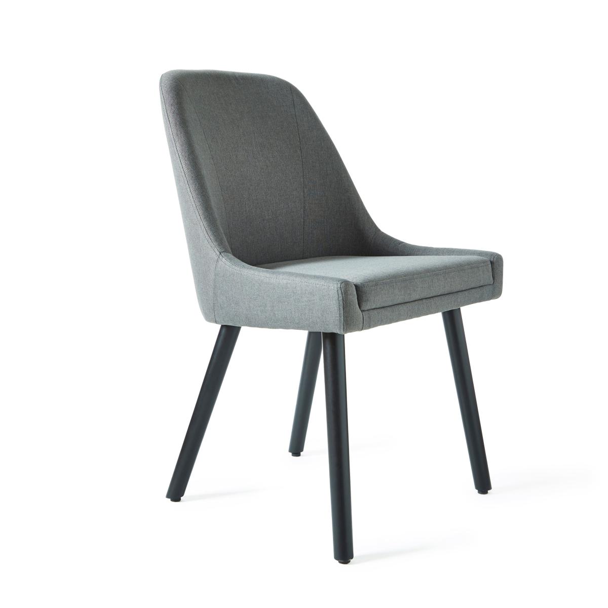 Eddie Luna Fabric Dining Chair Charcoal – image 5