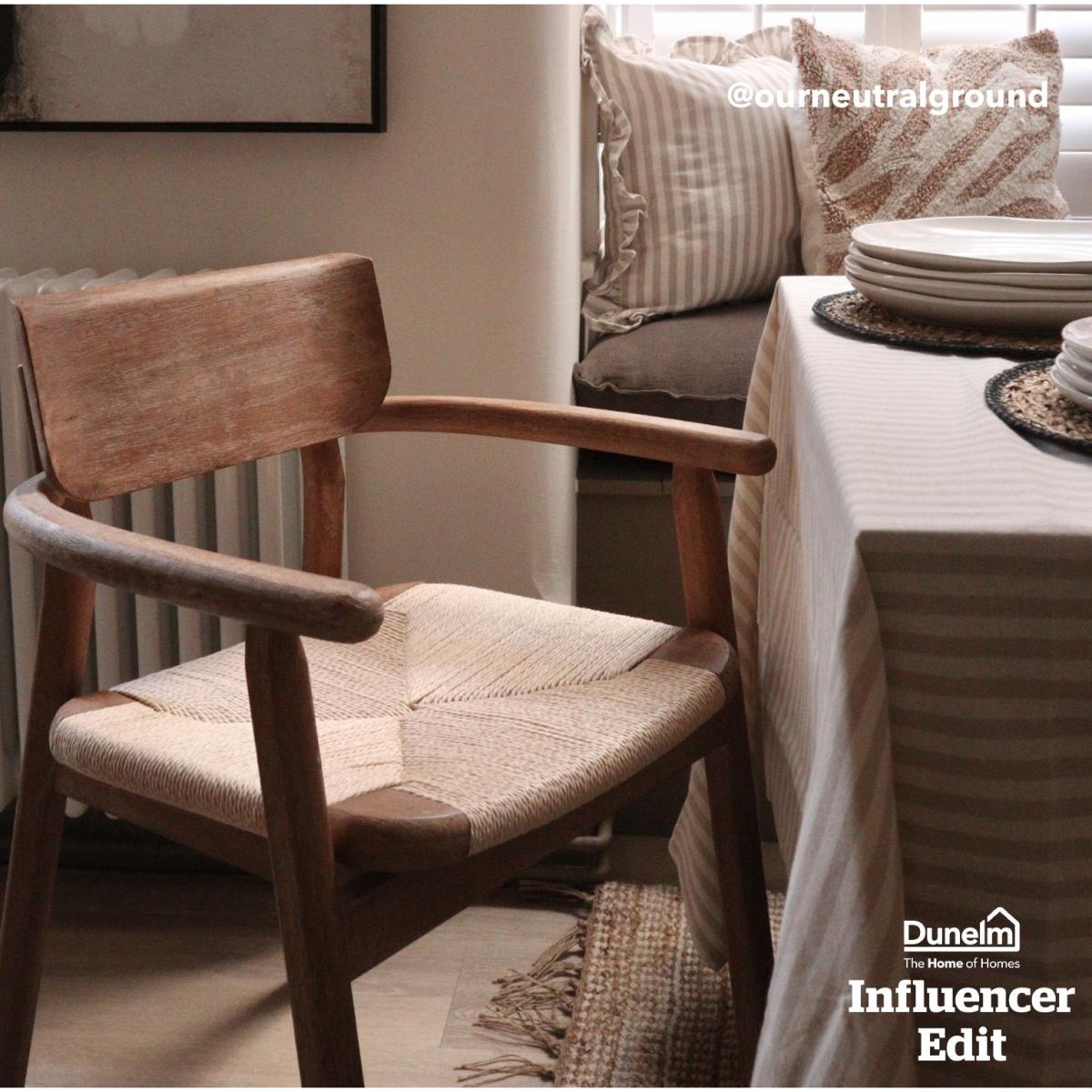 Kayla Carver Dining Chair Natural – image 7
