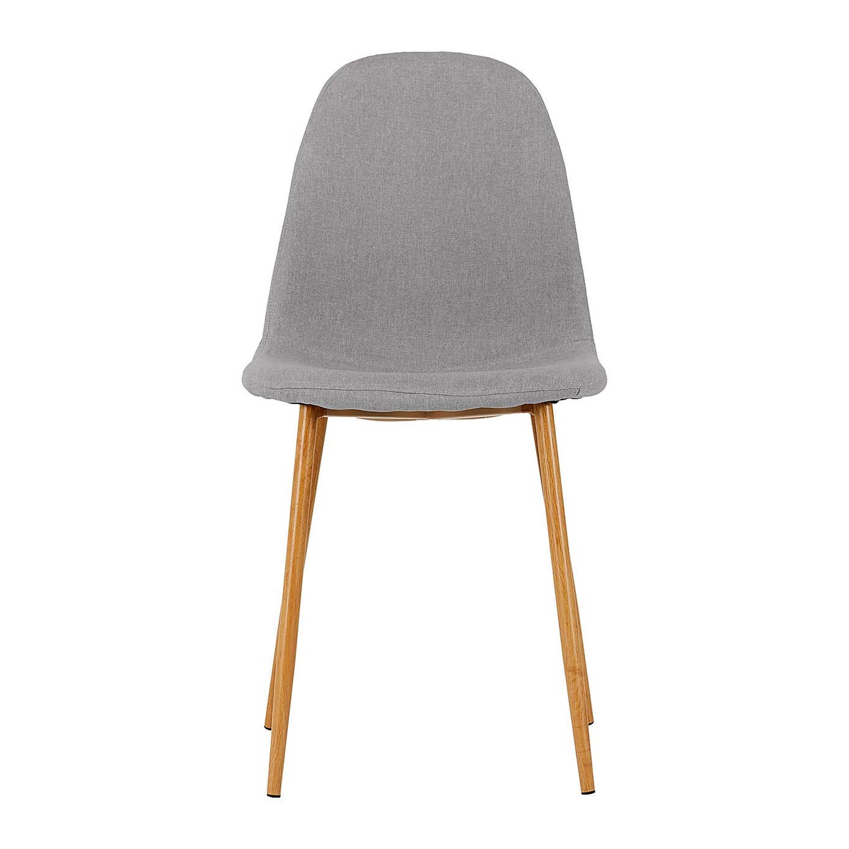 Bailey Set of 4 Dining Chairs Grey Fabric Grey – image 3