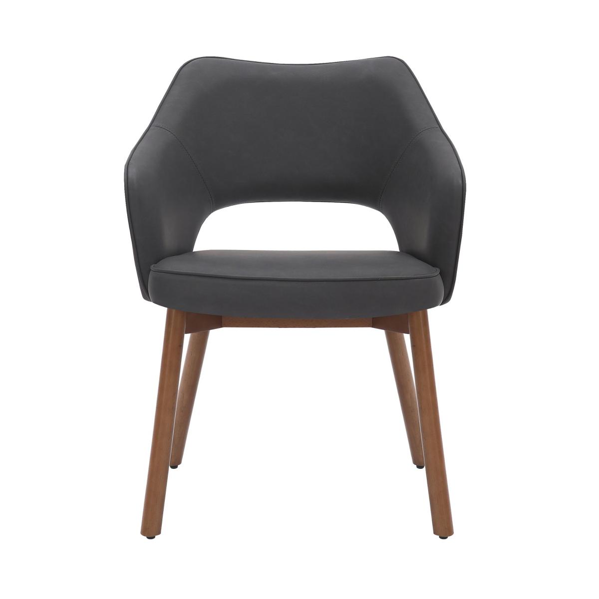 Elements Karin Chair Black PU Black – image 3