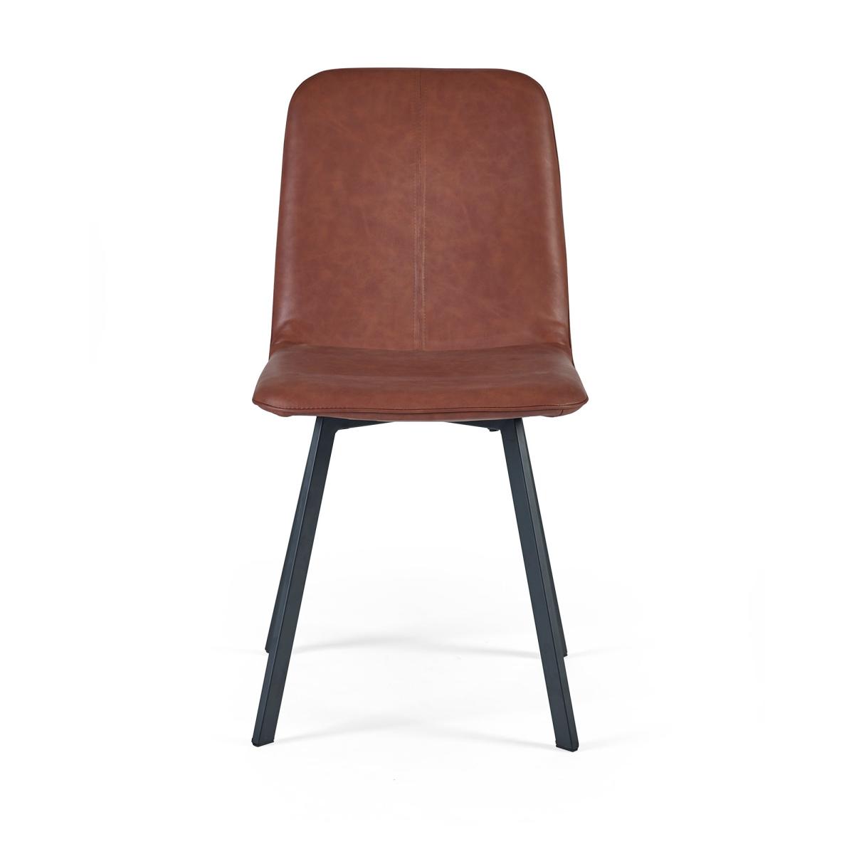 Goya Set Of 2 Dining Chairs Brown – image 4