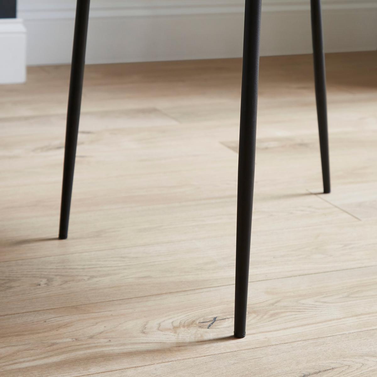 Manson Set of 2 Dining Chairs, Faux Leather – image 3
