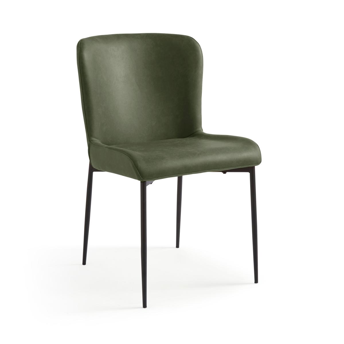 Manson Set of 2 Dining Chairs, Faux Leather – image 5