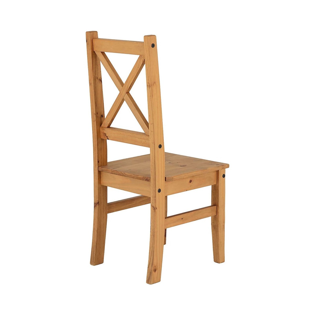 Salvador Set of 2 Dining Chairs Pine Brown – image 2