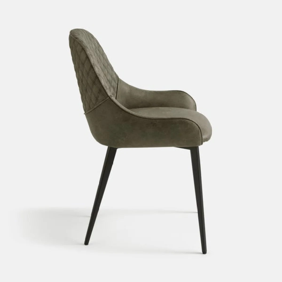 Hudson Set of 2 Dining Chairs, Faux Leather – image 6