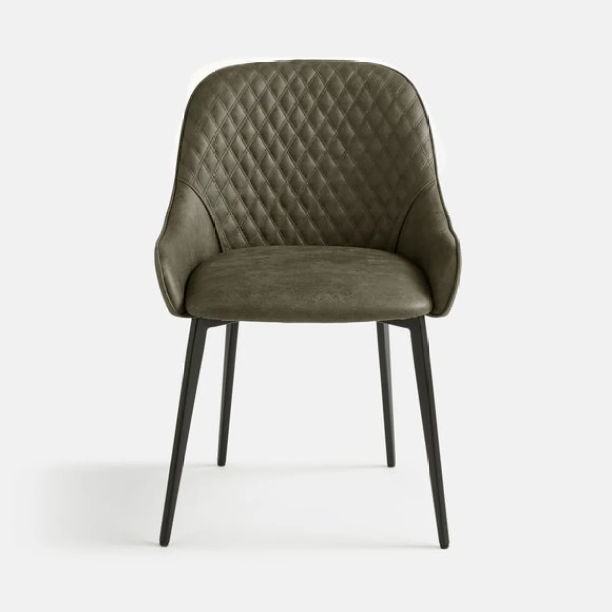 Hudson Set of 2 Dining Chairs, Faux Leather – image 7