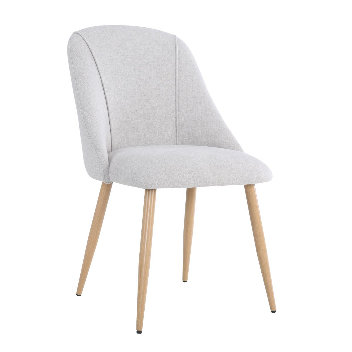 Luna Set of 2 Dining Chairs Brown – image 2