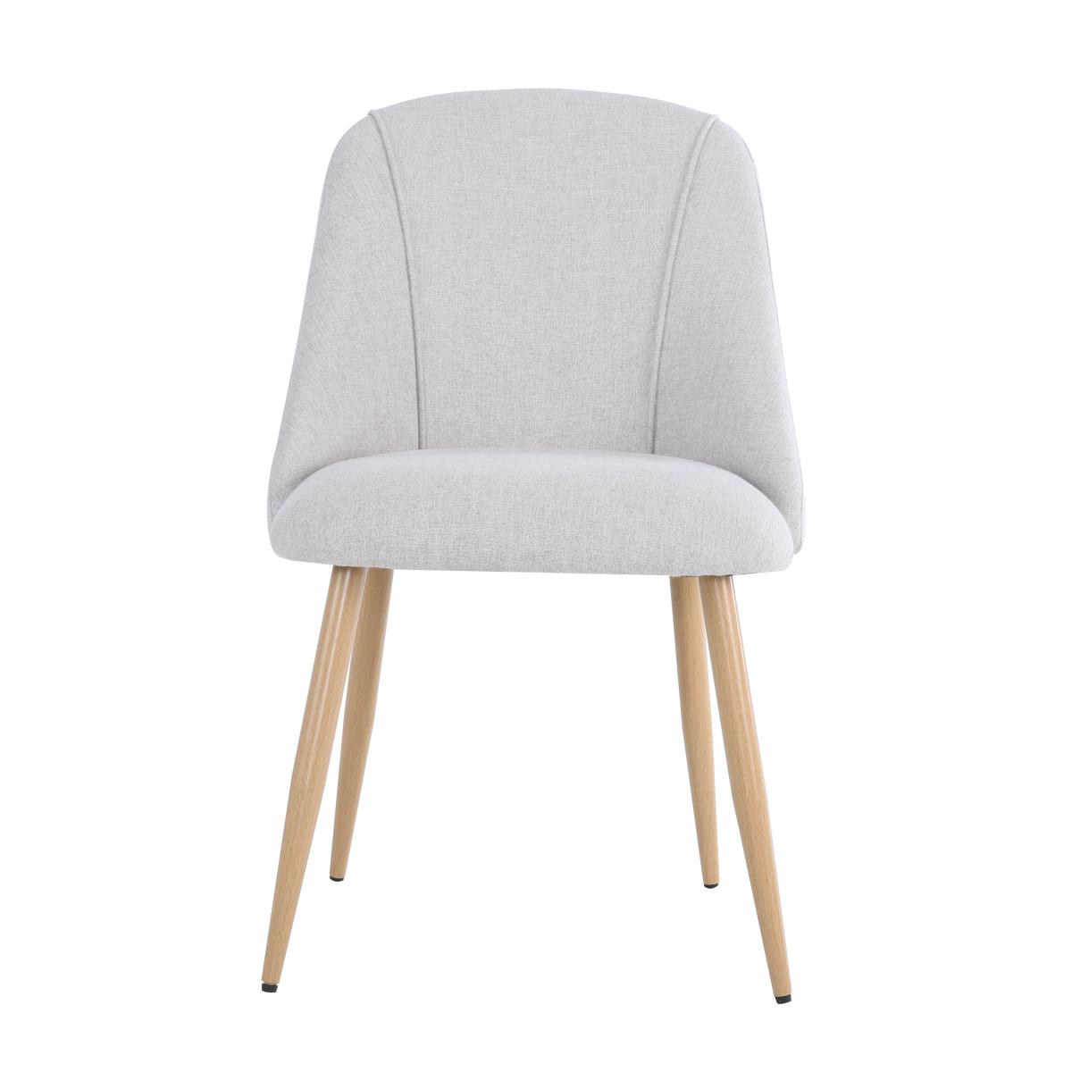 Luna Set of 2 Dining Chairs Brown – image 3