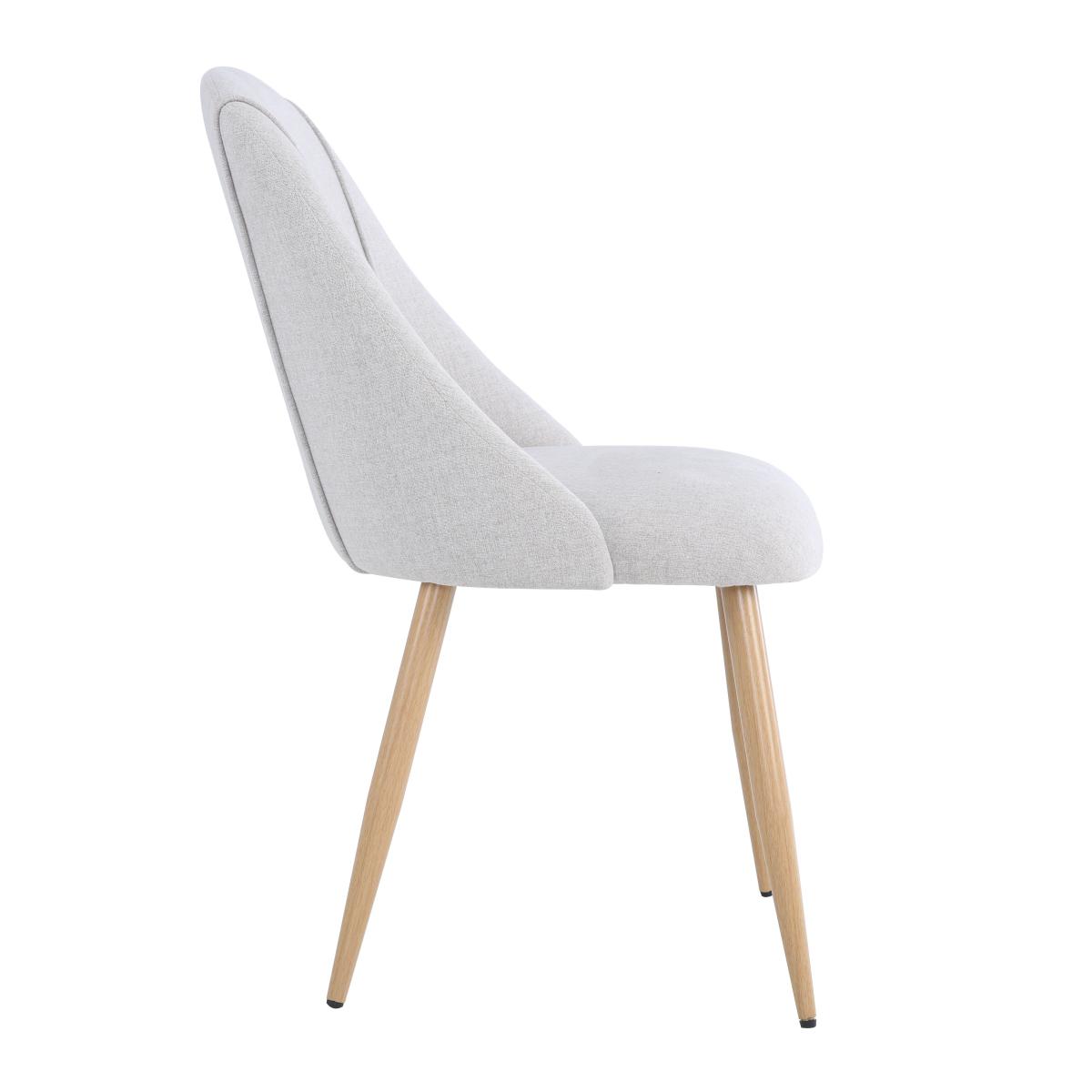 Luna Set of 2 Dining Chairs Brown – image 4
