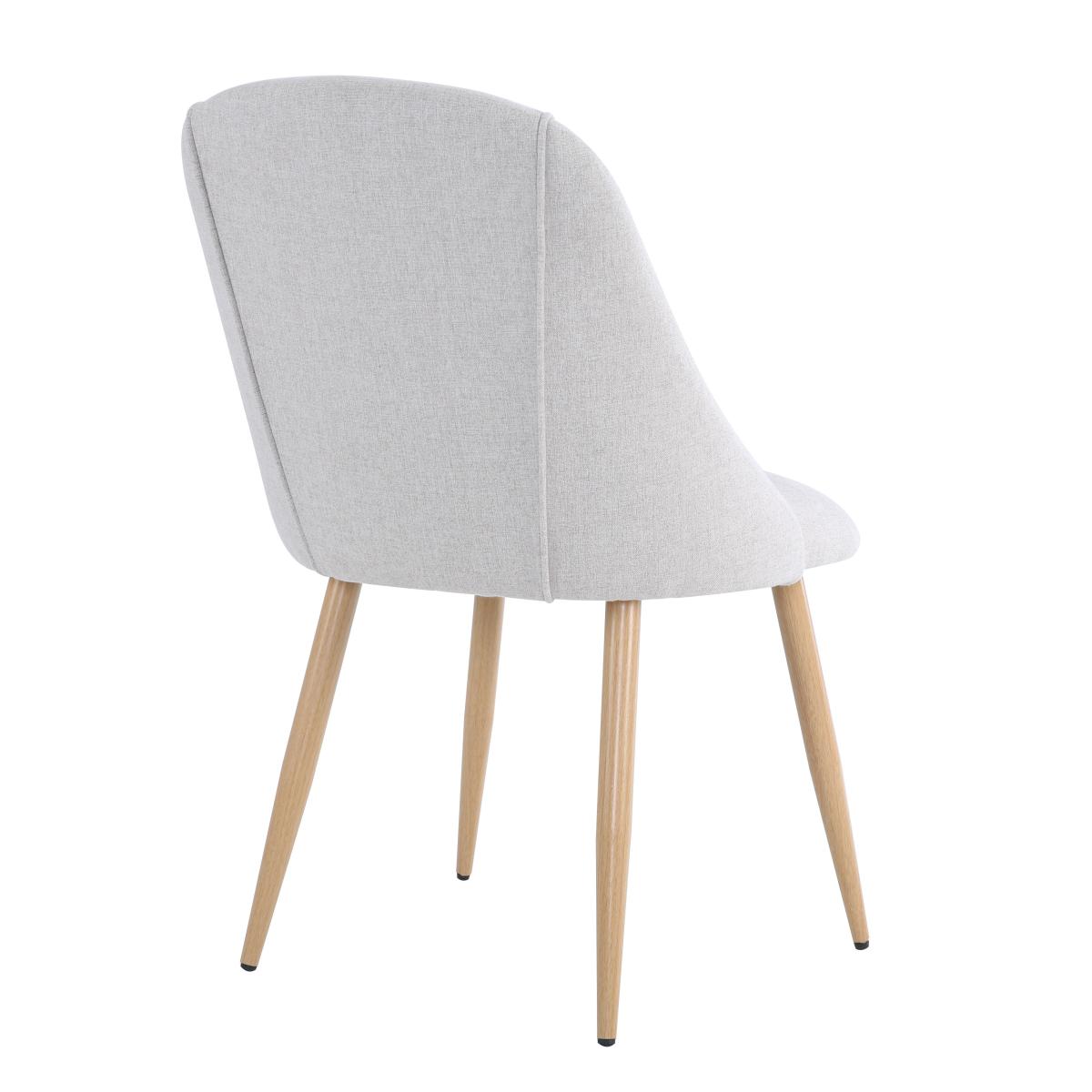 Luna Set of 2 Dining Chairs Brown – image 5