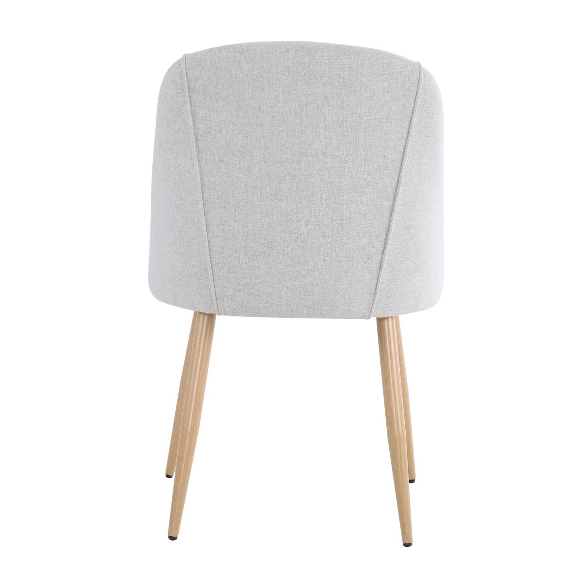 Luna Set of 2 Dining Chairs Brown – image 6