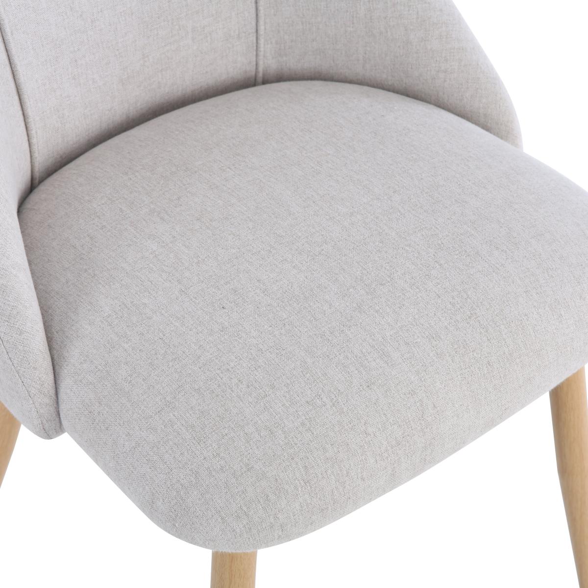Luna Set of 2 Dining Chairs Brown – image 7