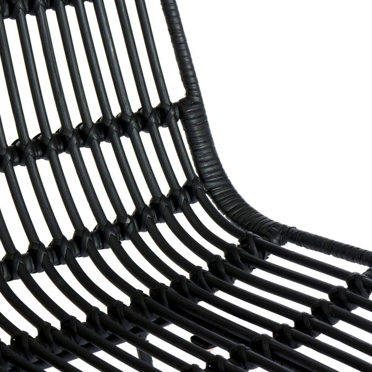Pax Set of 2 Rattan Chairs Black – image 6