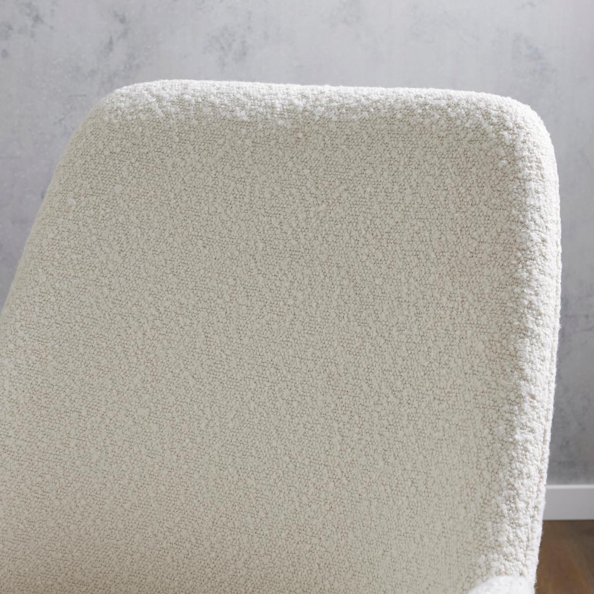 Axel Boucle Dining Chair Ivory – image 4