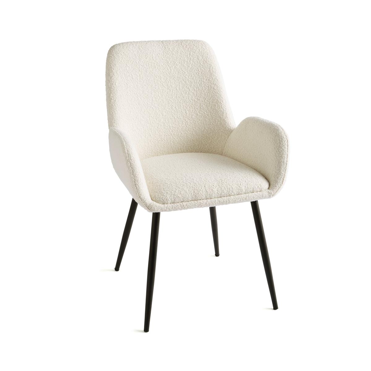 Axel Boucle Dining Chair Ivory – image 5