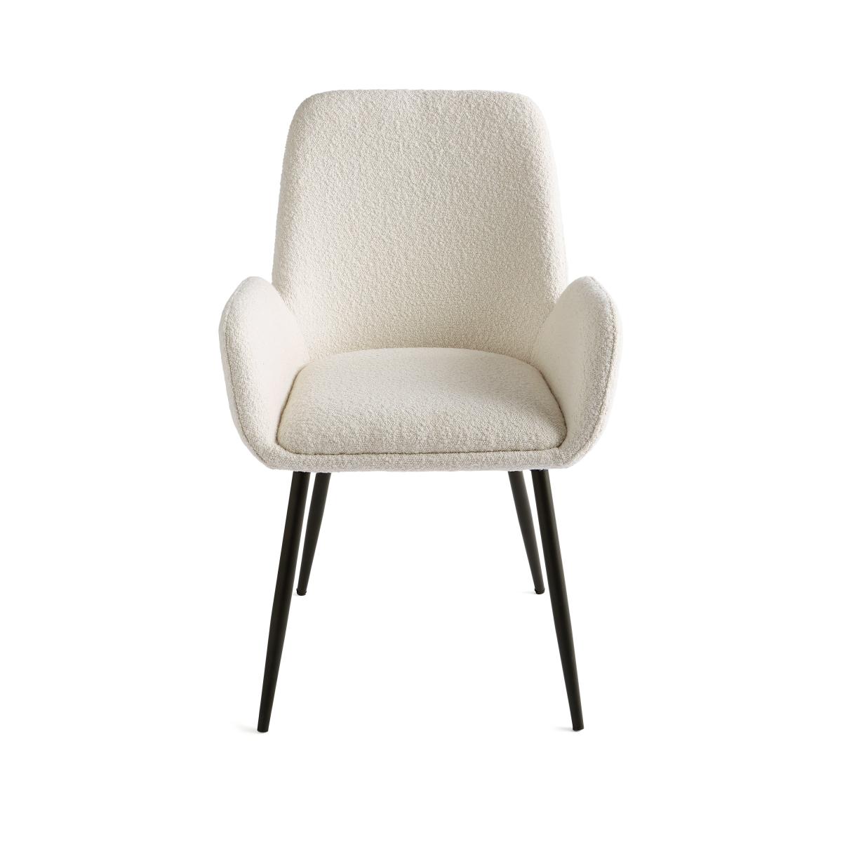 Axel Boucle Dining Chair Ivory – image 6