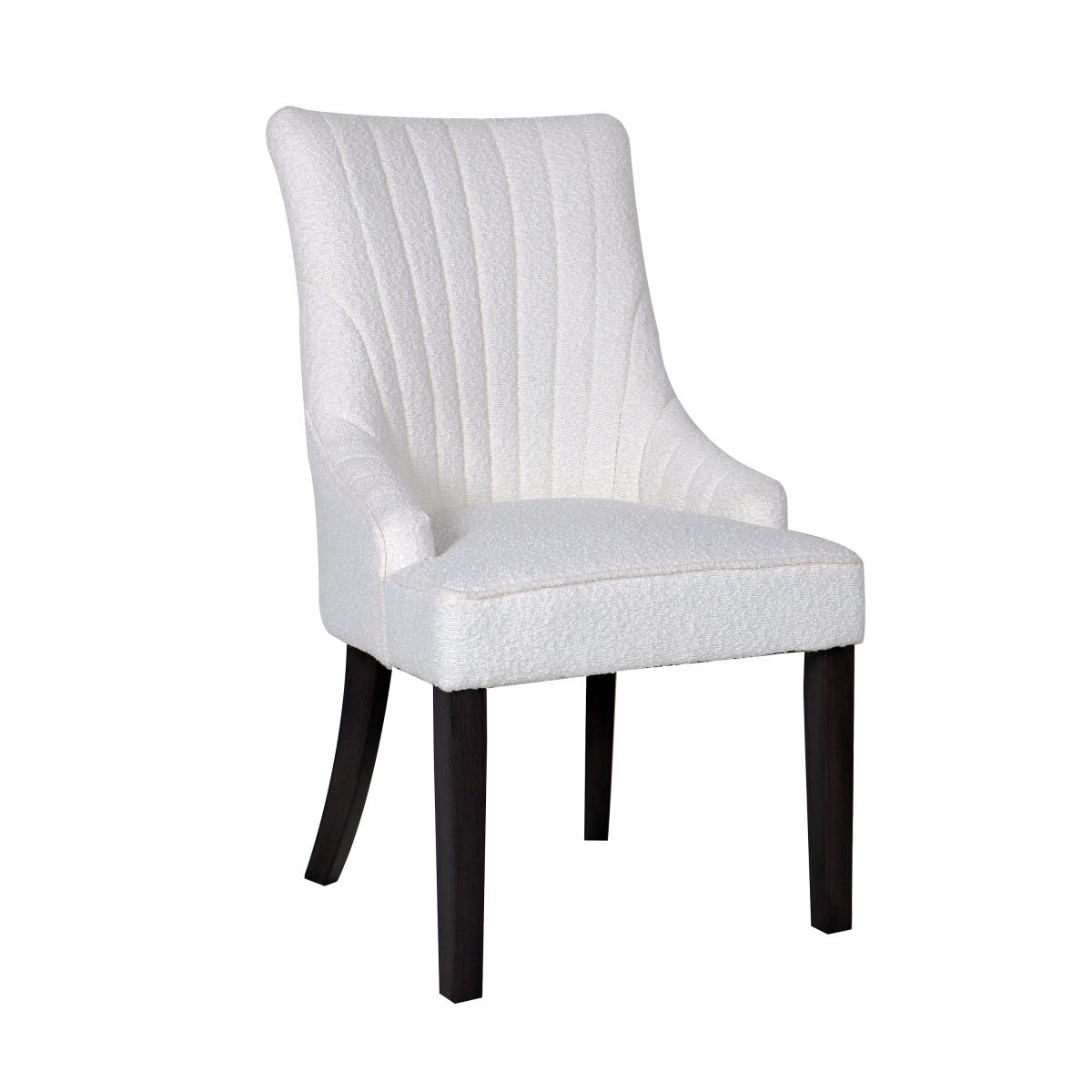 Indus Valley Set of 2 Ted Dining Chairs Cream – image 2