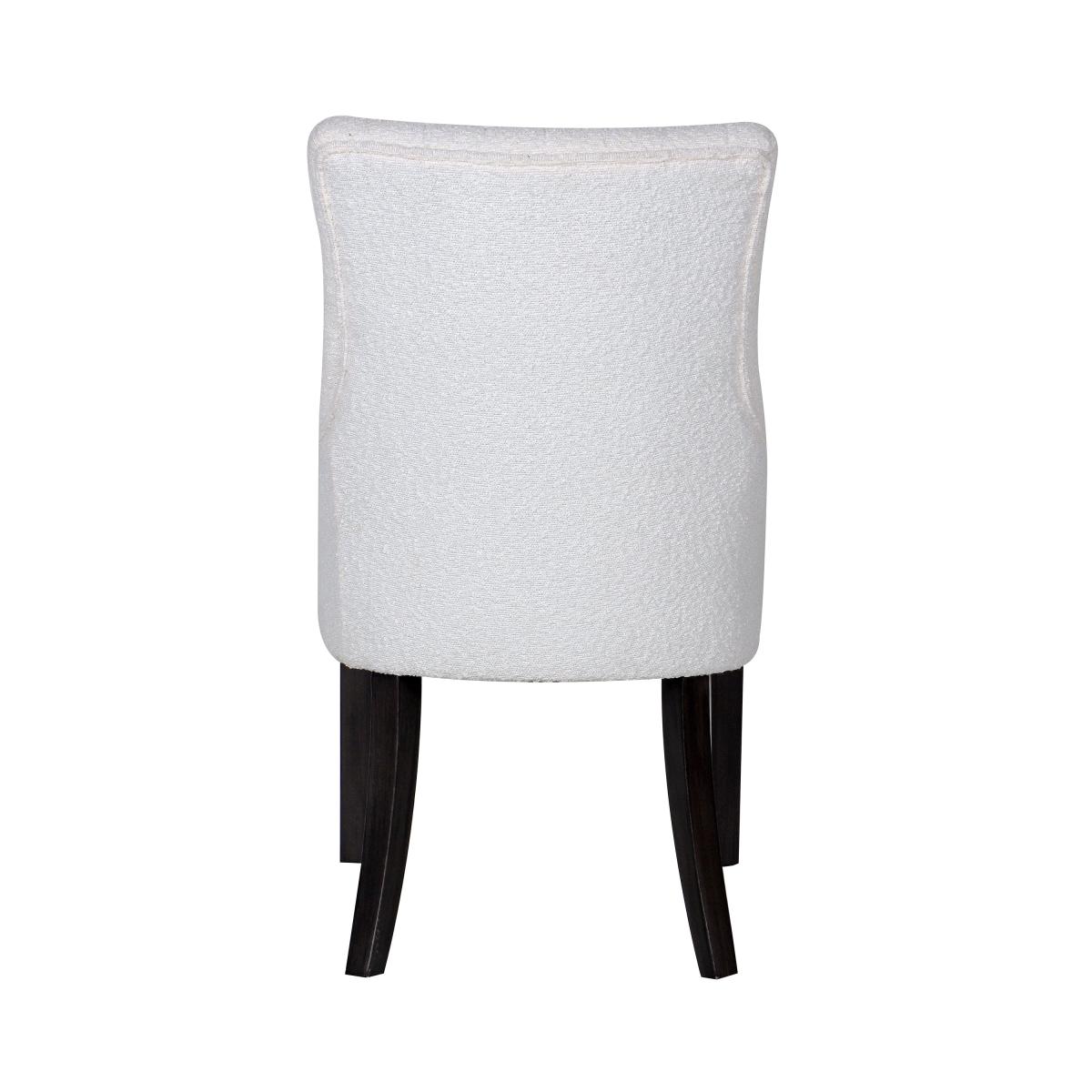 Indus Valley Set of 2 Ted Dining Chairs Cream – image 3