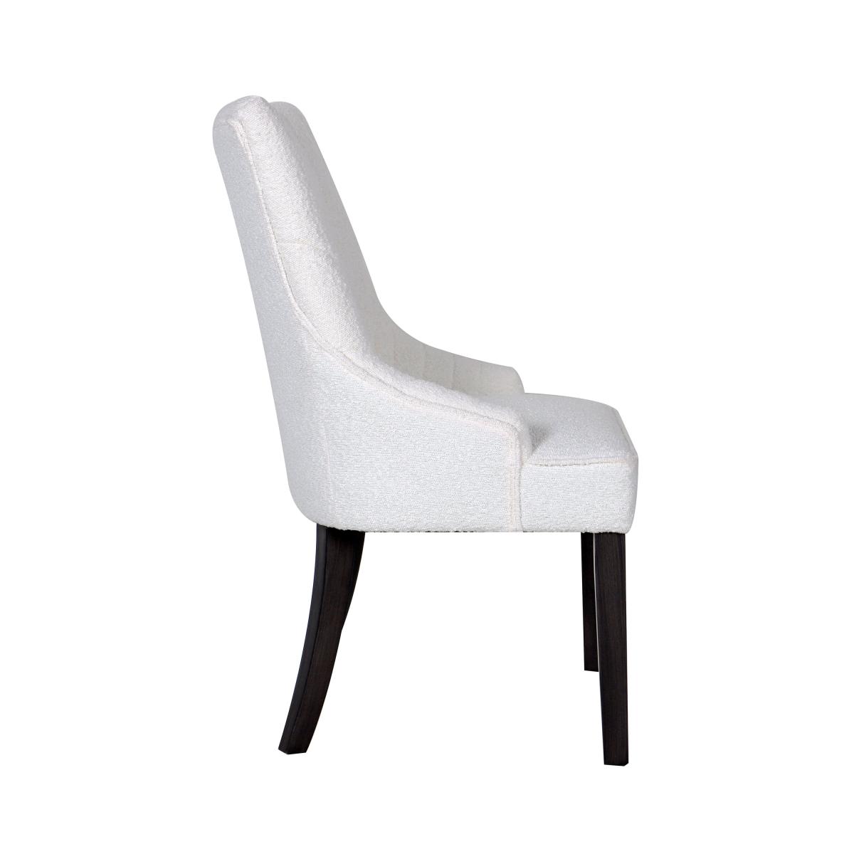 Indus Valley Set of 2 Ted Dining Chairs Cream – image 4
