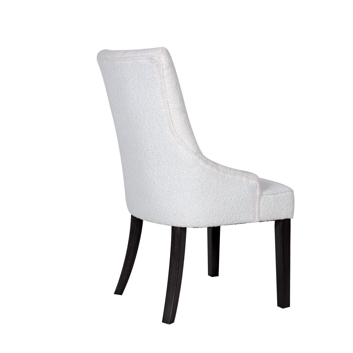 Indus Valley Set of 2 Ted Dining Chairs Cream – image 5