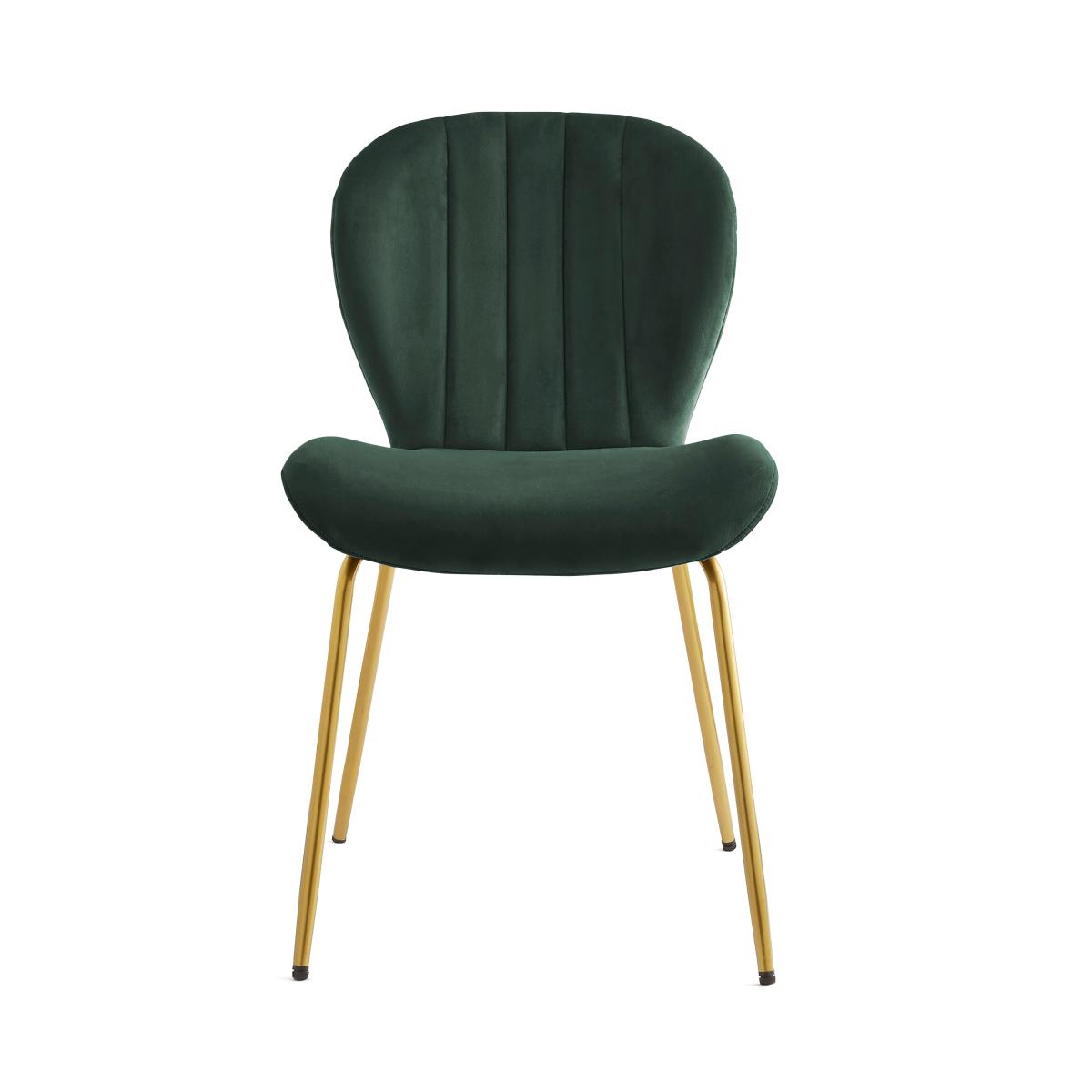 Lila Dining Chair, Velvet Velvet Bottle Green – image 7