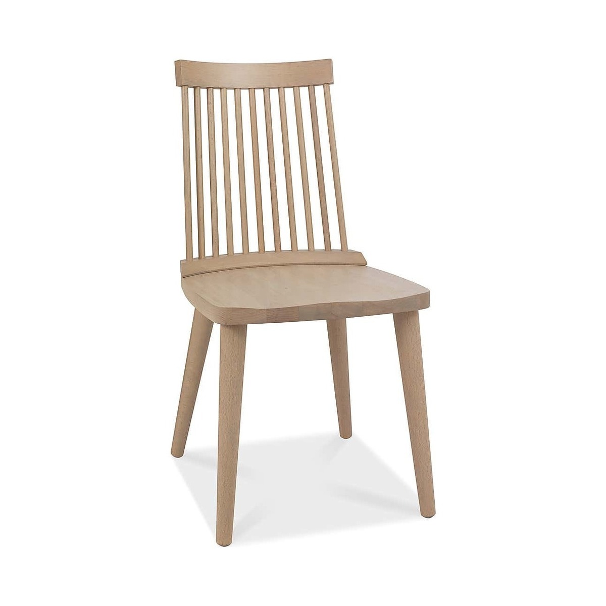 Dansk Set of 2 Spindle Dining Chairs Light Oak Brown – image 1