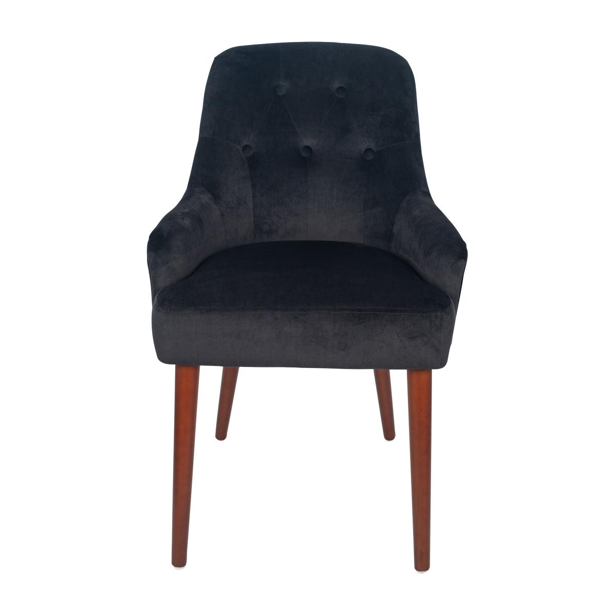 Pacific Antoinette Velvet Dining Chair, Black Black – image 2