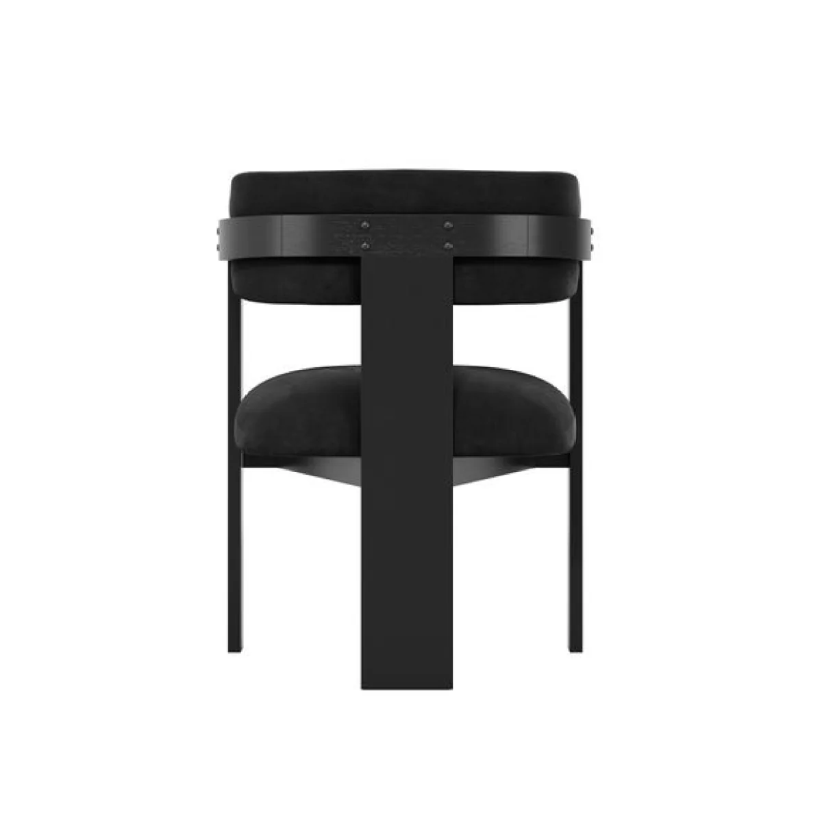 Return - LPD Mai Dining Chair, Velvet, Black – image 5