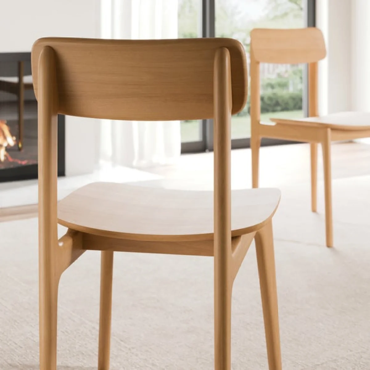 Malin Dining Chair, Oak – image 3