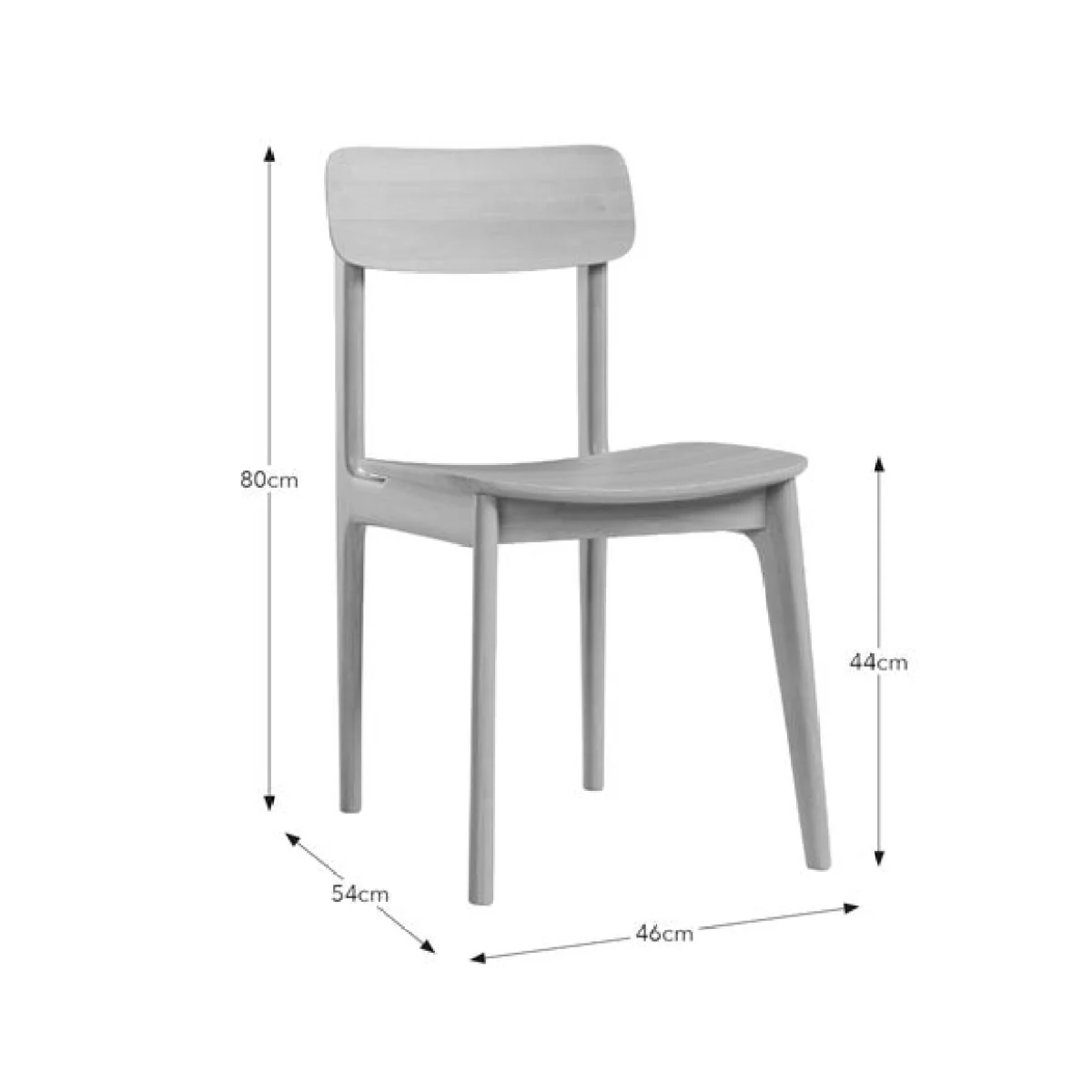 Malin Dining Chair, Oak – image 7