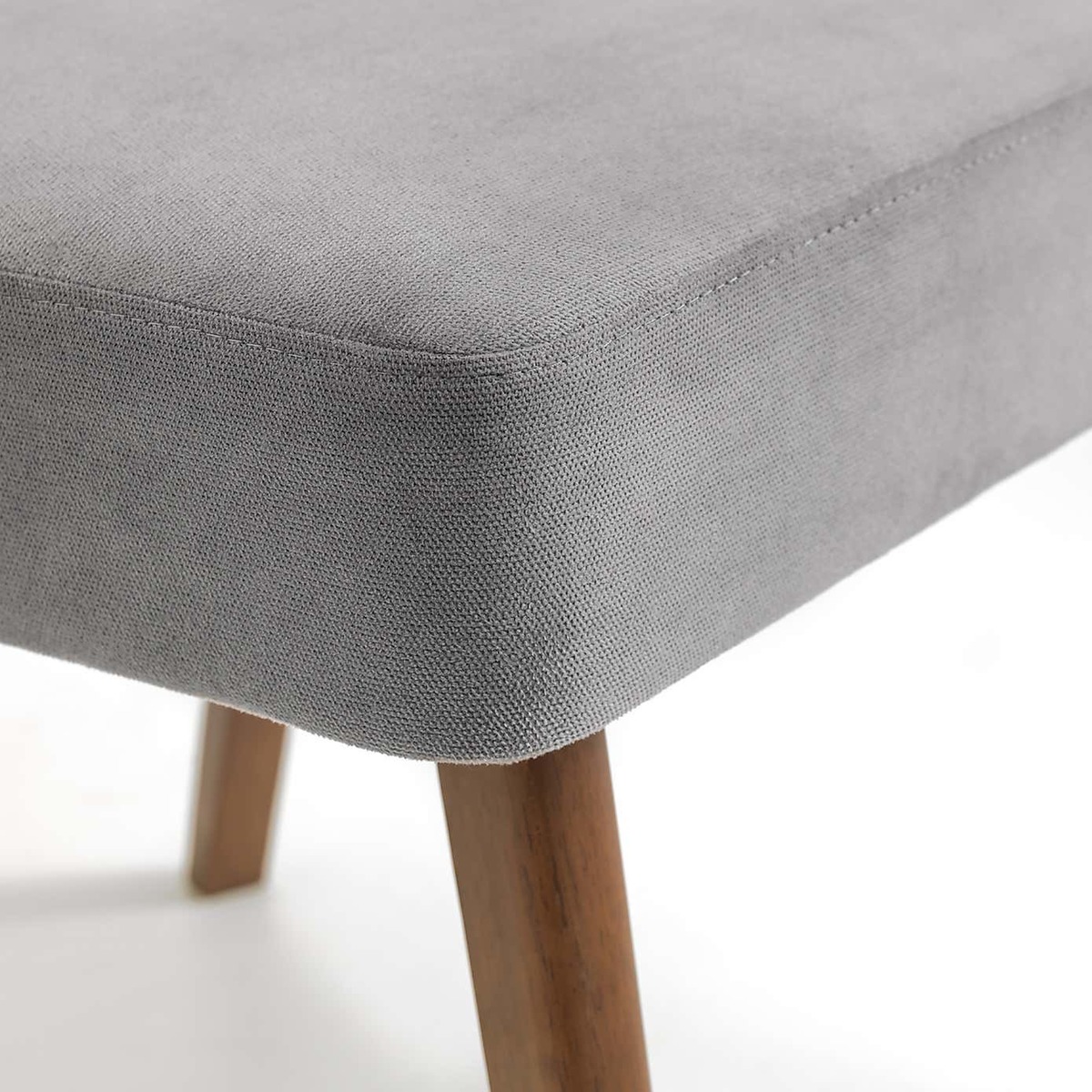 Huxley Set of 2 Dining Chairs Grey Chenille Grey – image 2