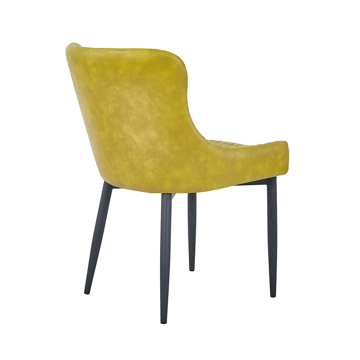 Montreal Set of 2 Dining Chairs Olive PU Leather Olive (Green) – image 5