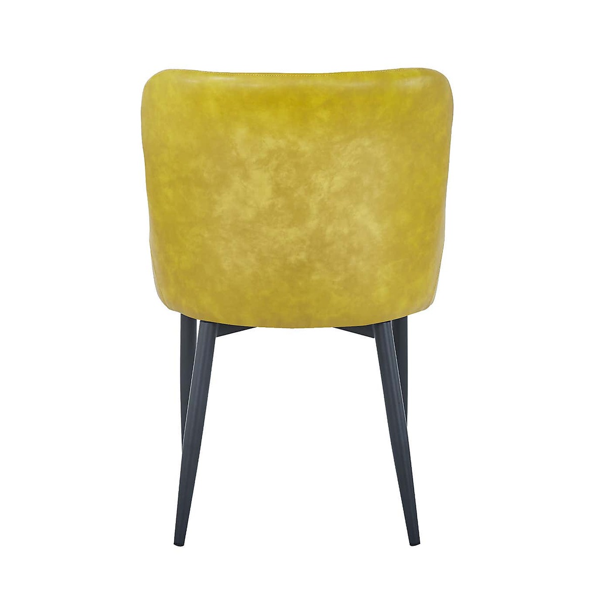 Montreal Set of 2 Dining Chairs Olive PU Leather Olive (Green) – image 6