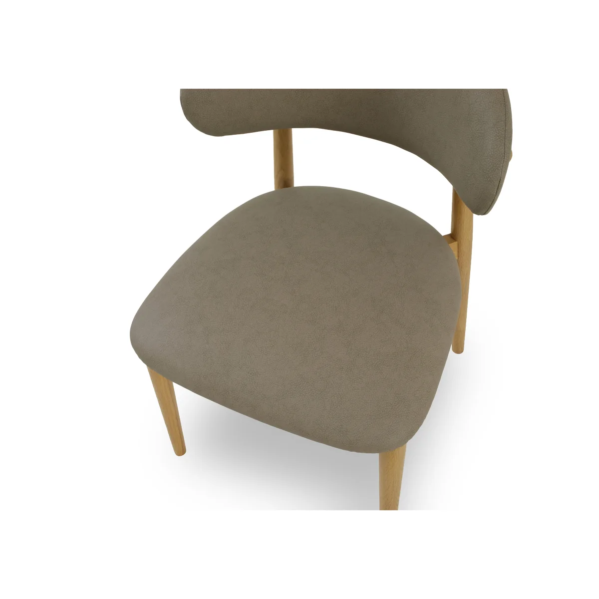 Riga Pair of Wooden Dining Chairs - Green – image 3