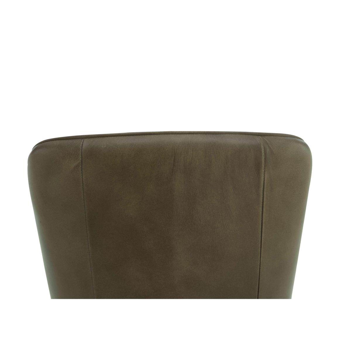 Max Set of 6 Leather Dining Chairs - Walnut Brown – image 4