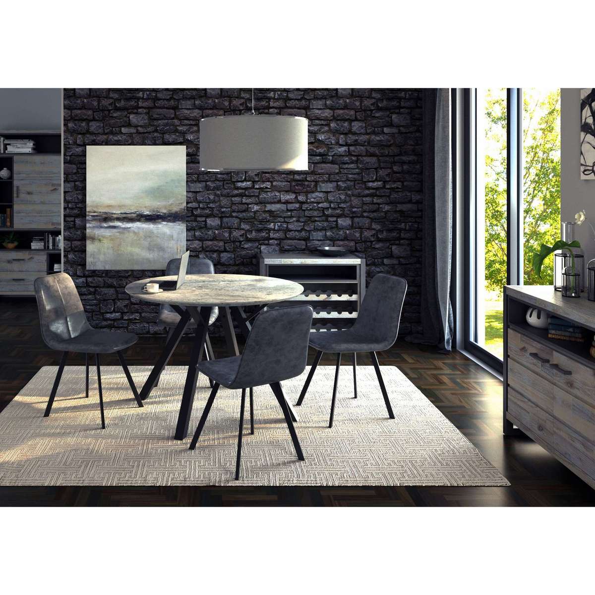 Diego Set of 4 Dining Chairs – image 4