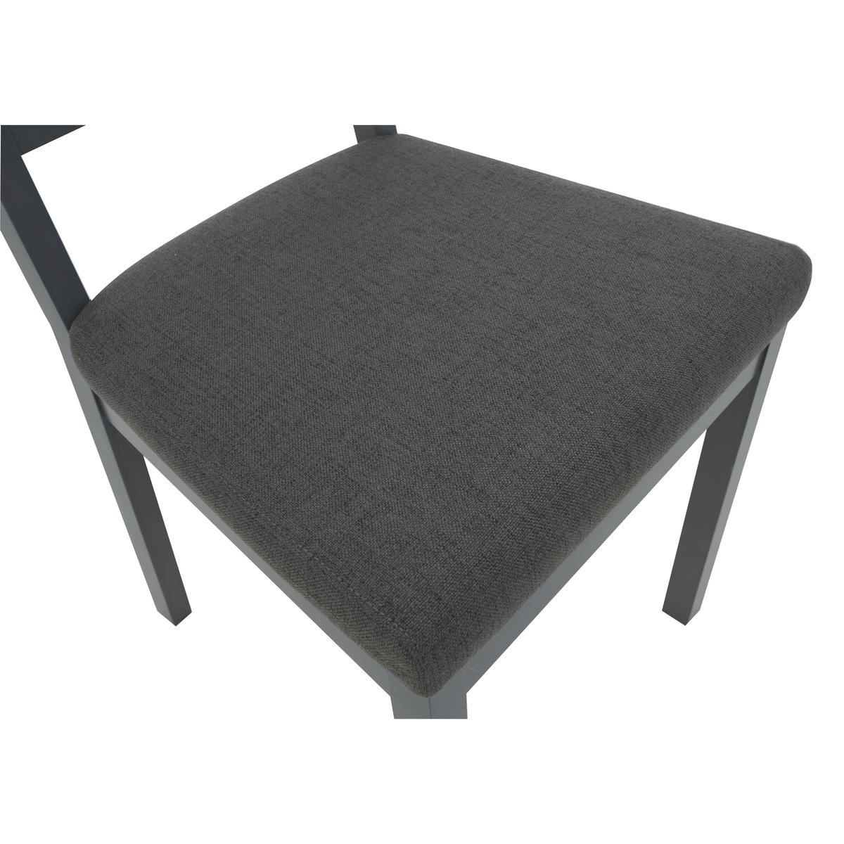 Cayenne Pair of Slatted Back Dining Chairs - Grey – image 3