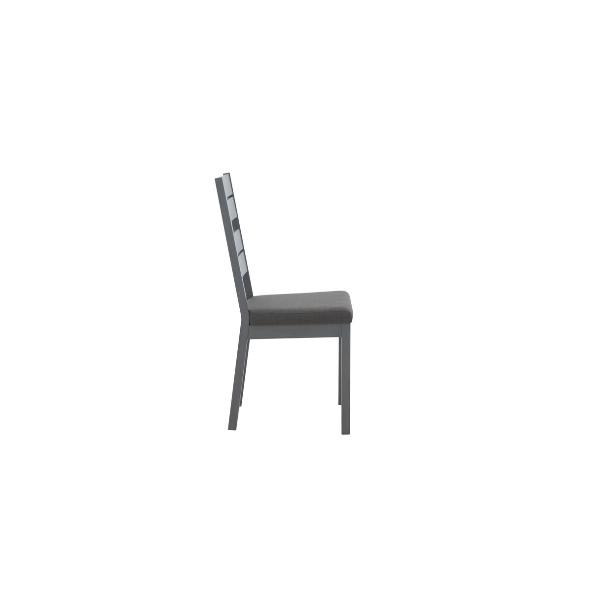Cayenne Pair of Slatted Back Dining Chairs - Grey – image 7