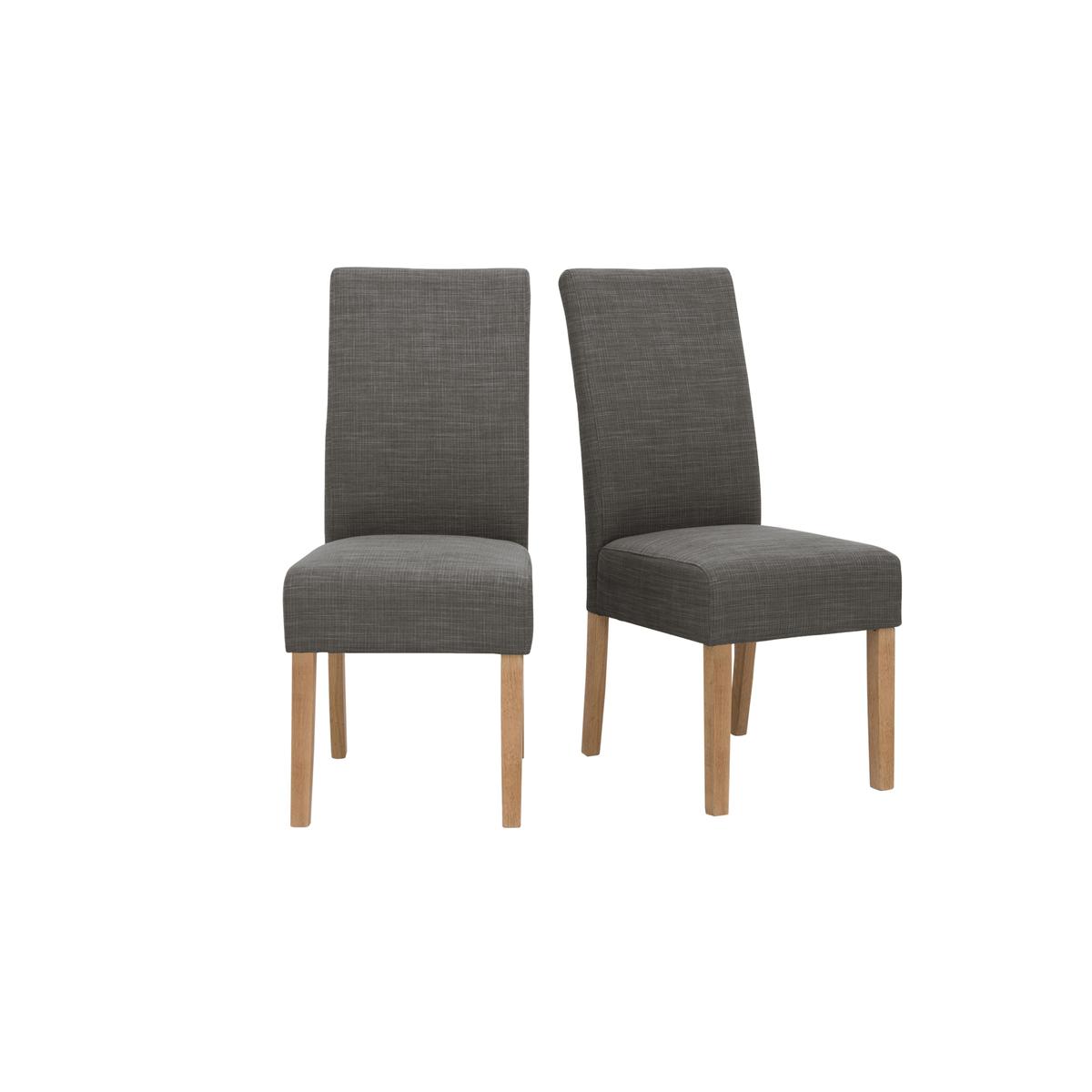 Furnitureland - California Pair of Fabric Dining Chairs – image 2
