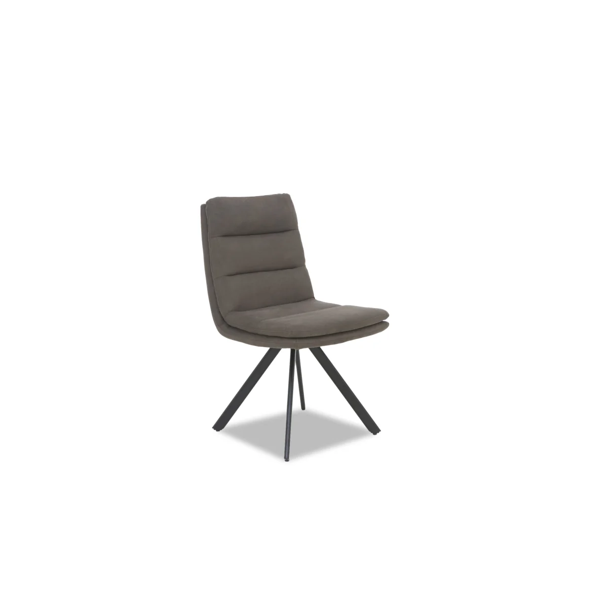 Njord Fabric Swivel Dining Chair - Anthracite – image 6