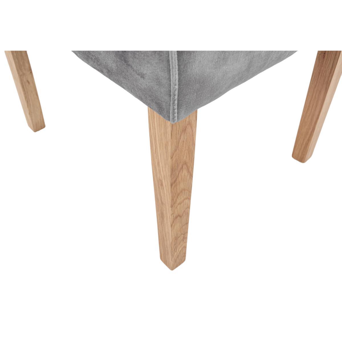 Furnitureland - California Pair of Velvet Fabric Dining Chairs – image 5