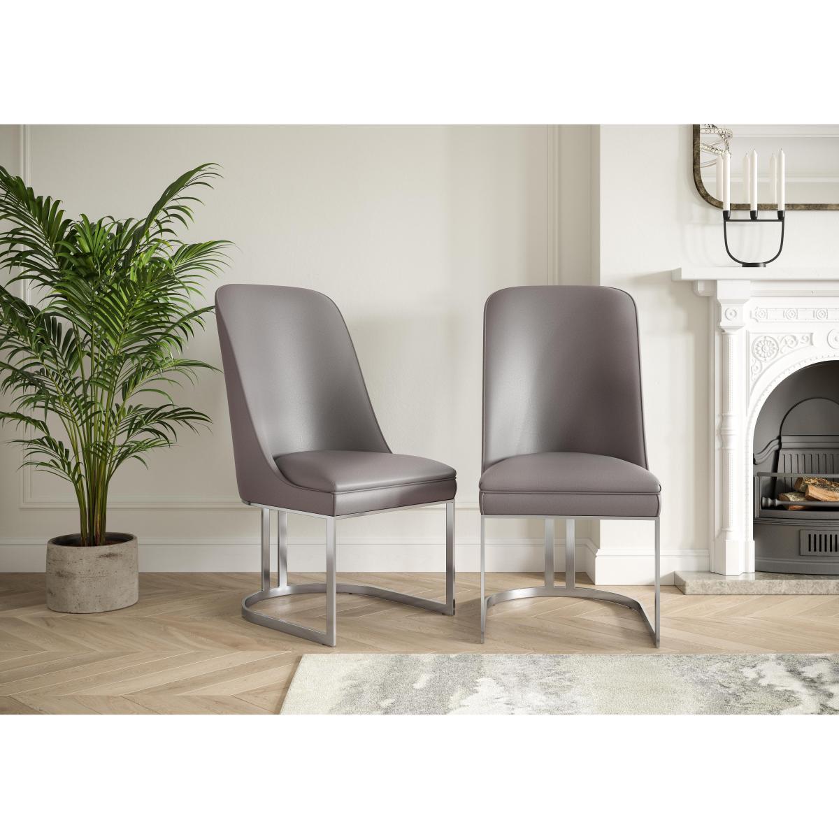 Stone International - Annalisa Faux Leather Dining Chair – image 2