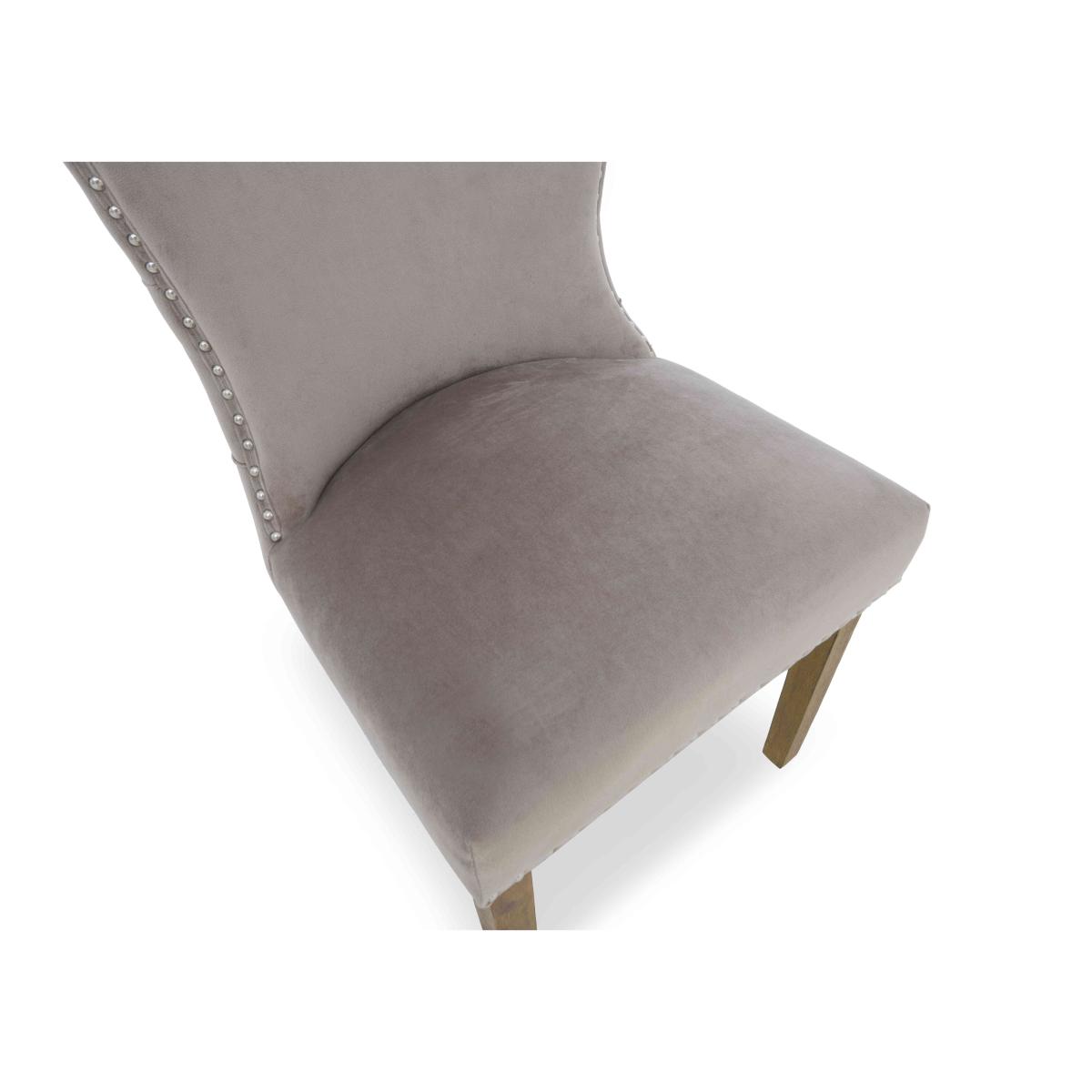 Kiara Set of 6 Luxe Fabric Dining Chairs – image 2