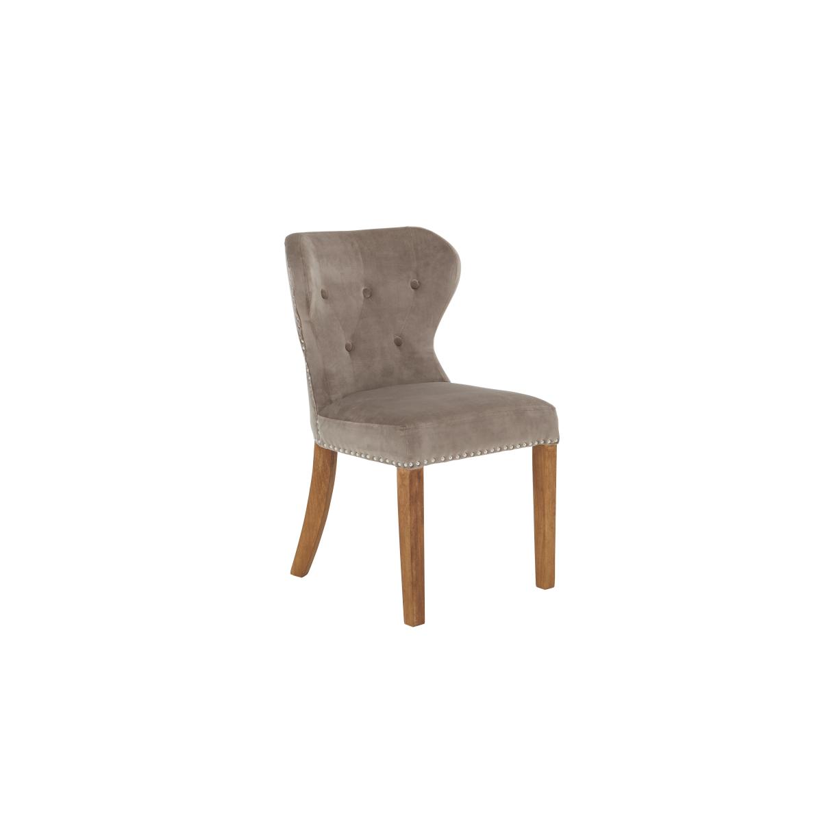 Chennai Set of 4 Upholstered Dining Chairs - Grey – image 6