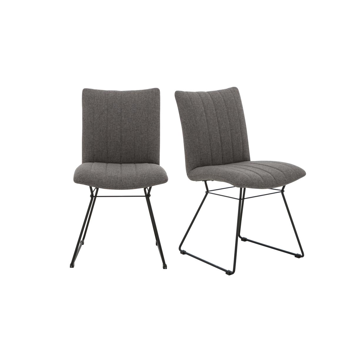 Ace Pair of Dining Chairs - Grey – image 2