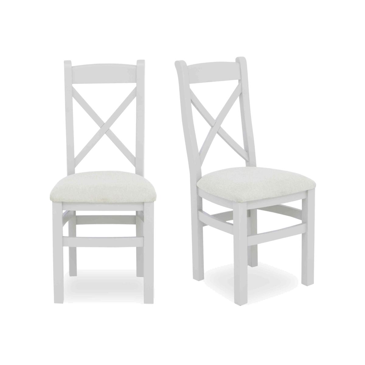 Moore Pair of Cross Back Dining Chairs