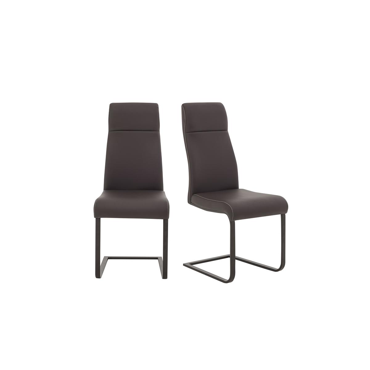 Albarino Pair of Dining Chairs - Brown – image 2